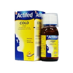 [6.22105E+12] Actifed Cold Syrup 60mL