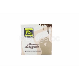 [961011043] Flex Brown Sugar Latex Condom X 3