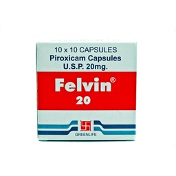 [180600352] Felvin 20mg Capsules x 100''