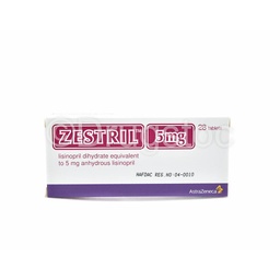 [DS0000173] Zestril 5mg Tablets x 28''