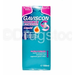 [695933901] Gaviscon Double Action Antacid 150mL