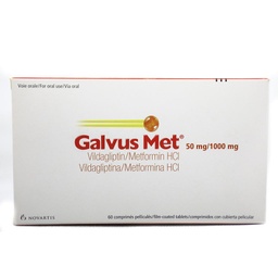 [DS0000108] Galvus Met 50mg/1000mg Tablets x 60''