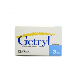 [DS0000109] Getryl 3mg Tablets x 20''