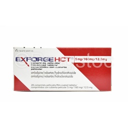 [DS0000202] Exforge HCT 5/160/12.5 mg Tablets x 28''