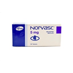 [DS0000221] Norvasc 5mg Tablets x 30''
