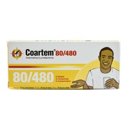 [DS0000253] Coartem 80mg/480mg  Tablets x 6''