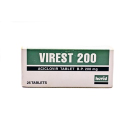 [DS0000183] Virest 200mg Tablets x 25''
