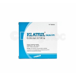 [DS0000453] Klatril 500mg Tablets x 14''