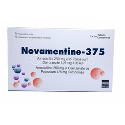 [DSN00000278] Novamentine 375mg  Tablets x 20''