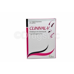 [DS0000869] Clinival-V Vaginal Suppositories  x 7''