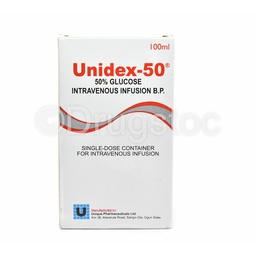 [DSB0000922] Unidex-50 Glucose IV Infusion 100mL
